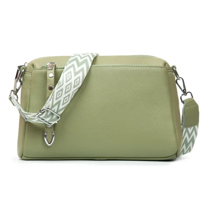 Сумка Женская Классическая кожа ALEX RAI 8958 green