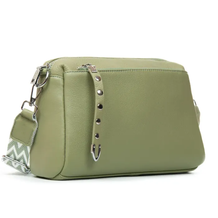 Сумка Женская Классическая кожа ALEX RAI 8958 green