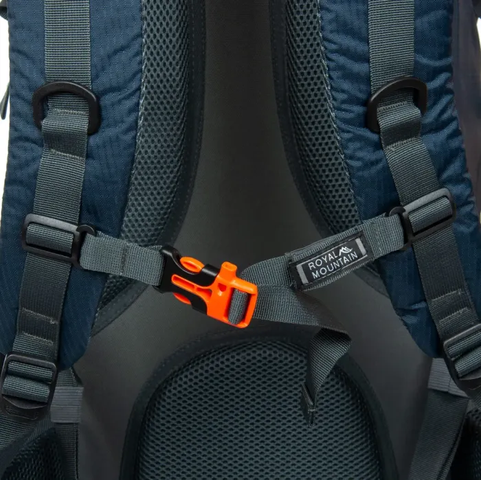 Рюкзак Туристический нейлон Royal Mountain 1197-70L blue