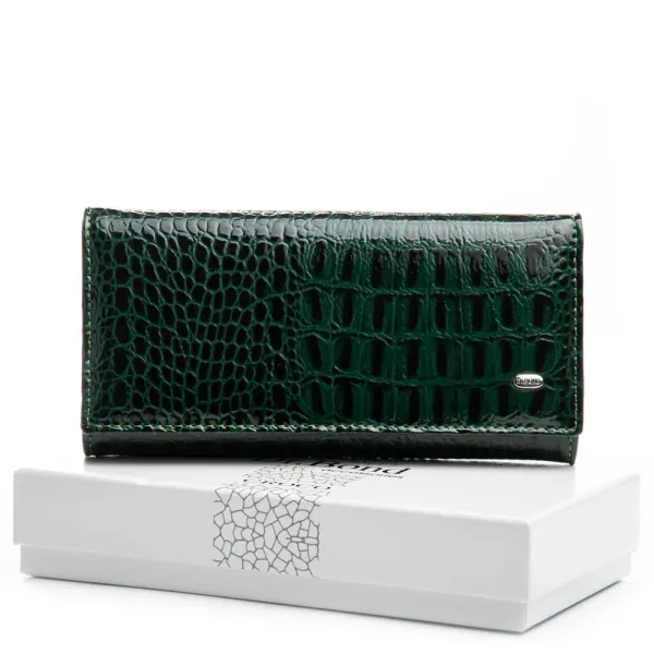 Кошелек PE Женский кожа DR. BOND PEW1-V-2 green
