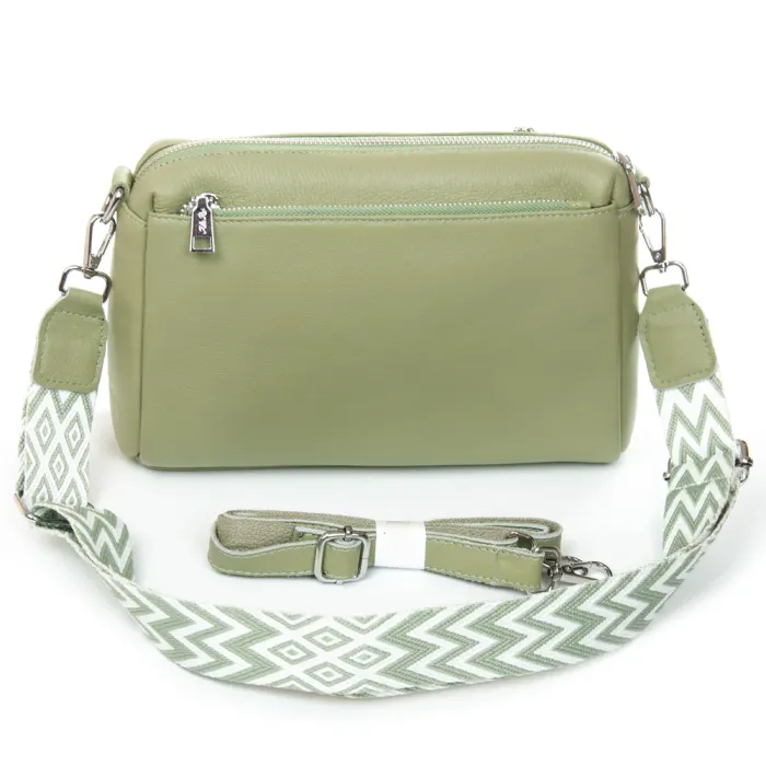 Сумка Женская Классическая кожа ALEX RAI 8958 green