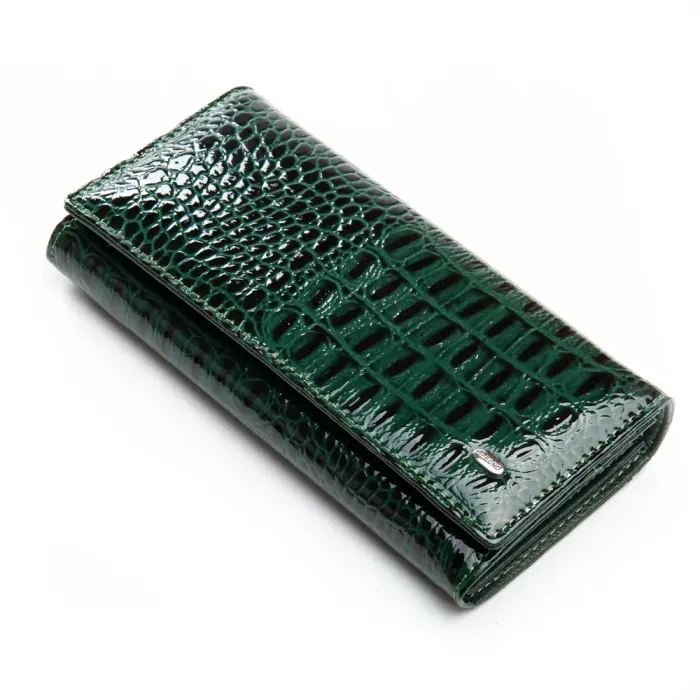 Кошелек PE Женский кожа DR. BOND PEW1-V-2 green