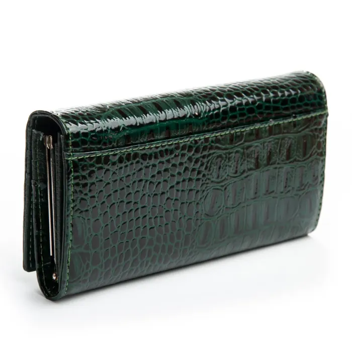 Кошелек PE Женский кожа DR. BOND PEW1-V-2 green