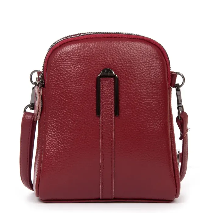 Сумка Женская Клатч кожа ALEX RAI 88089 bordo