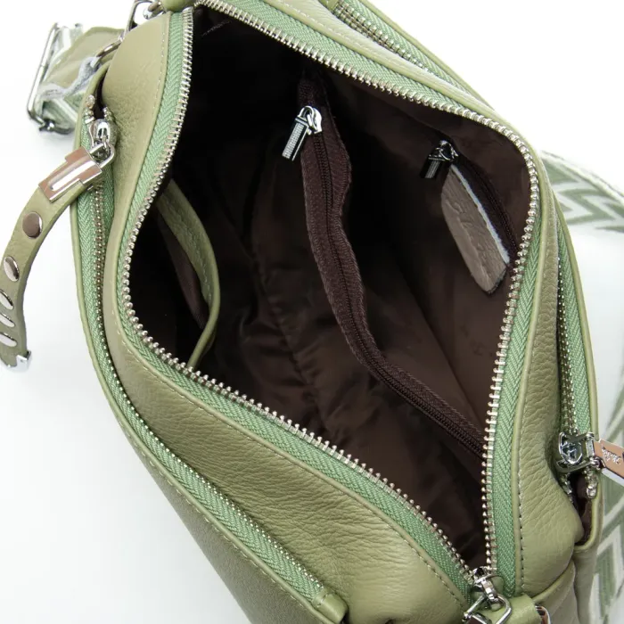 Сумка Женская Классическая кожа ALEX RAI 8958 green