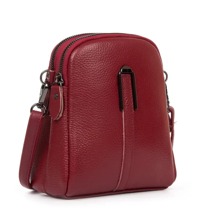 Сумка Женская Клатч кожа ALEX RAI 88089 bordo