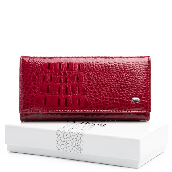 Кошелек PE Женский кожа DR. BOND PEW1-V-2 red