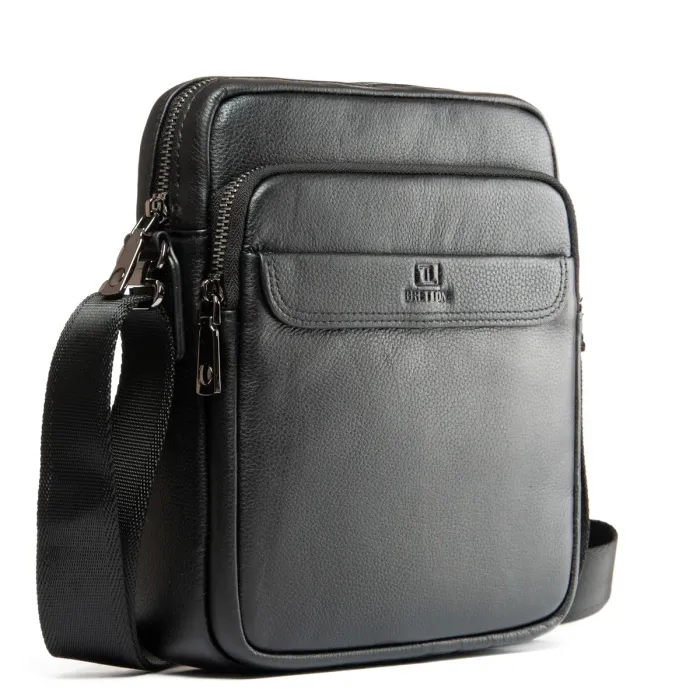 Сумка Мужская Планшет кожа BRETTON 1603-4 black