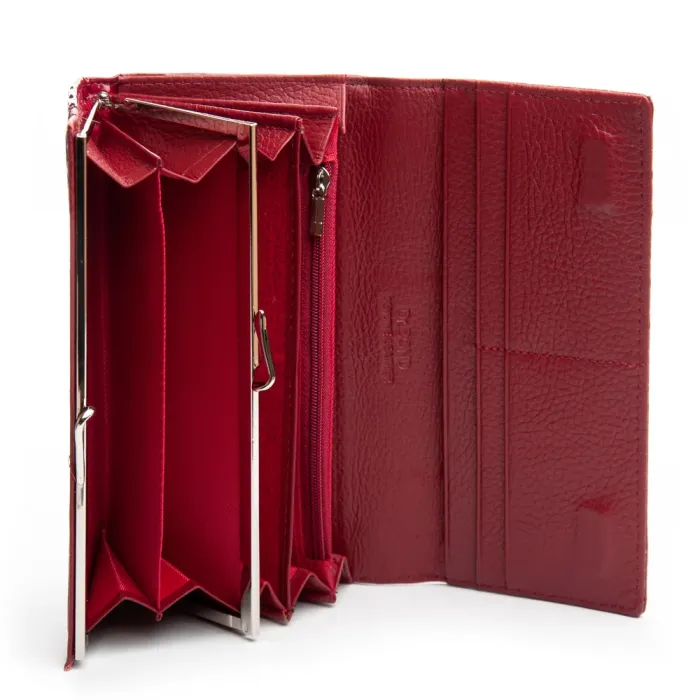 Кошелек PE Женский кожа DR. BOND PEW1-V-2 red