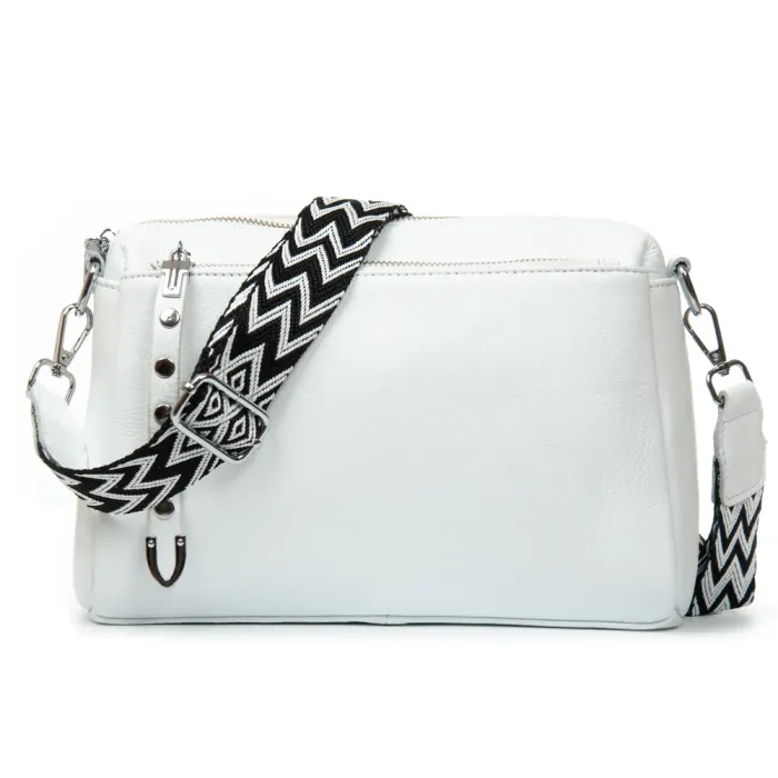 Сумка Женская Классическая кожа ALEX RAI 8958 white