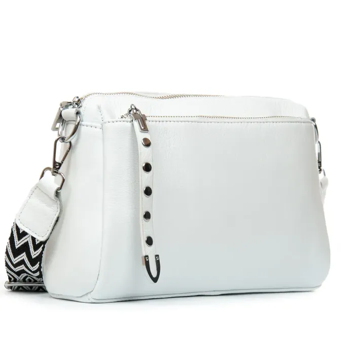 Сумка Женская Классическая кожа ALEX RAI 8958 white
