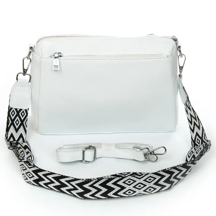 Сумка Женская Классическая кожа ALEX RAI 8958 white