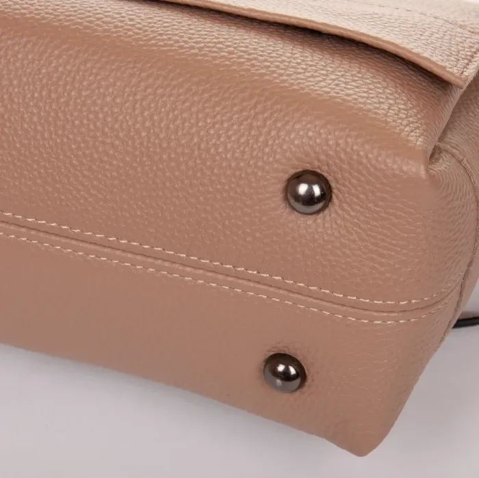 Сумка Женская Классическая кожа ALEX RAI 99105 beige