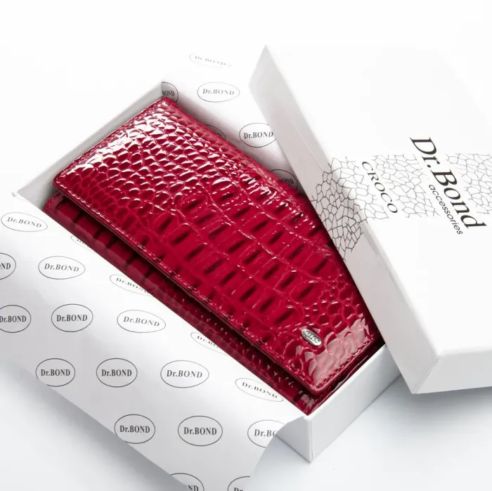 Кошелек PE Женский кожа DR. BOND PEW1-V red