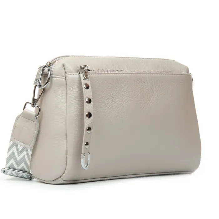 Сумка Женская Классическая кожа ALEX RAI 8958 grey