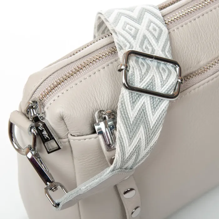 Сумка Женская Классическая кожа ALEX RAI 8958 grey