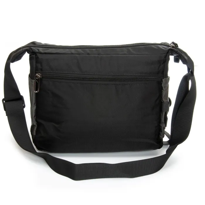 Сумка Мужская На Плечо нейлон Lanpad 8645 grey почтальон