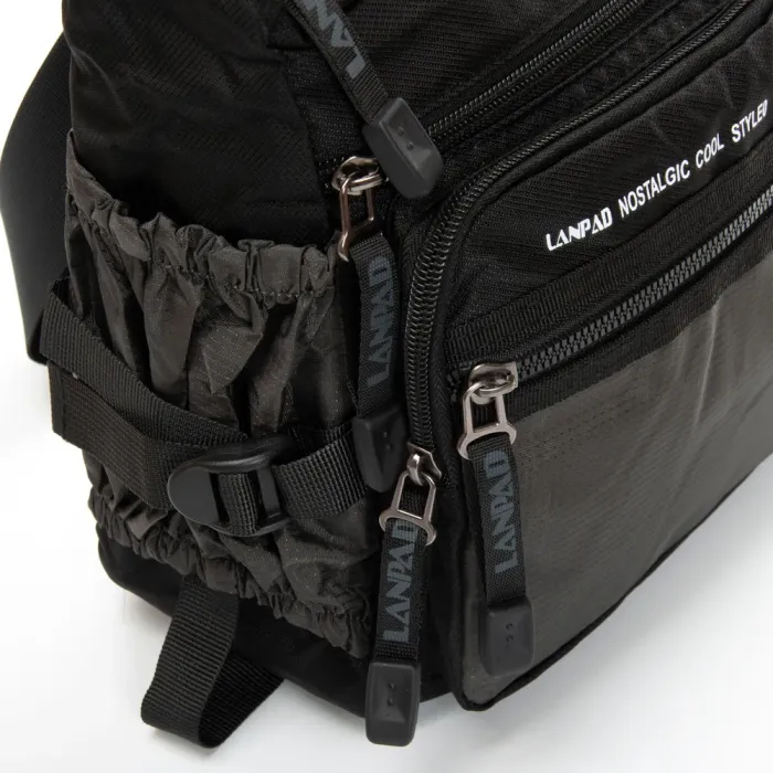Сумка Мужская На Плечо нейлон Lanpad 8645 grey почтальон