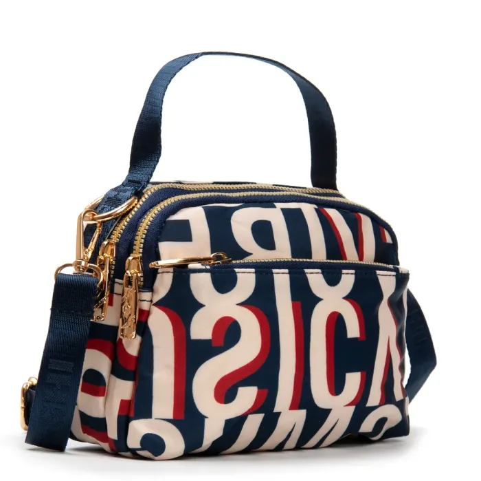 Сумка Женская Текстиль полиамид Jielshi F056 blue letters