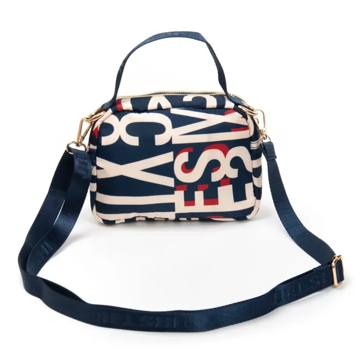 Сумка Женская Текстиль полиамид Jielshi F056 blue letters