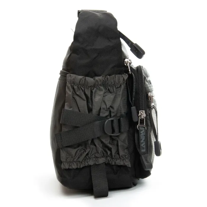 Сумка Мужская На Плечо нейлон Lanpad 8645 grey почтальон