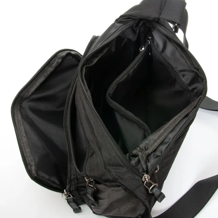 Сумка Мужская На Плечо нейлон Lanpad 8645 grey почтальон