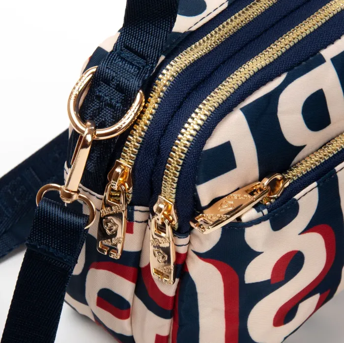 Сумка Женская Текстиль полиамид Jielshi F056 blue letters