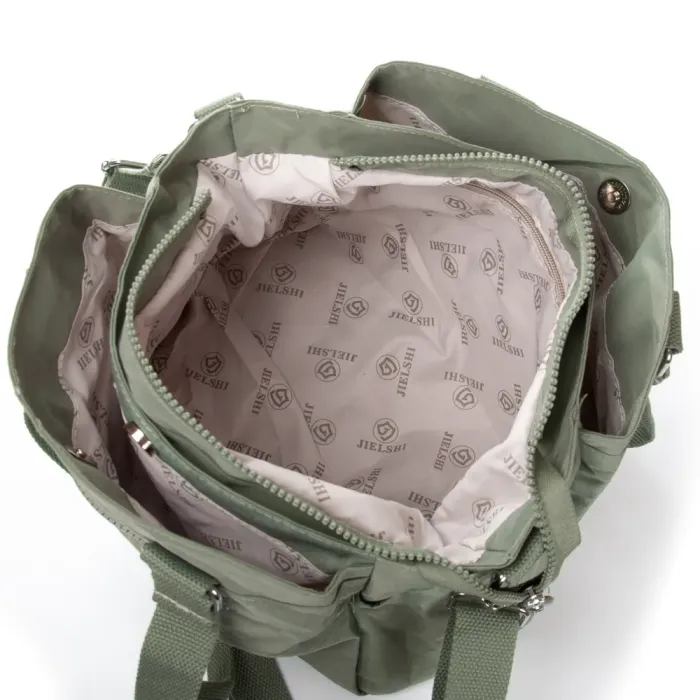 Сумка Женская Текстиль полиамид Jielshi 0881 d.green