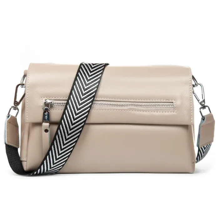 Сумка Женская Классическая кожа ALEX RAI 8159 l.beige