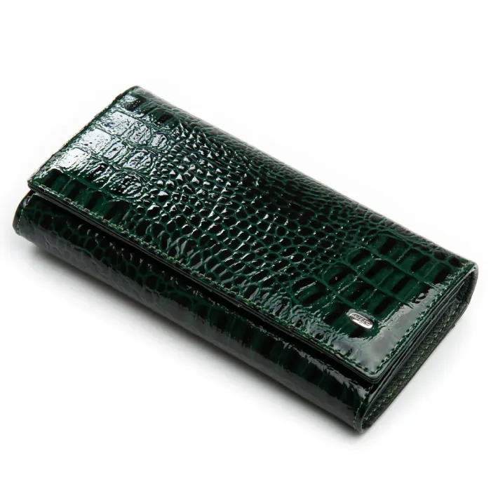 Кошелек PE Женский кожа DR. BOND PEW1-V green