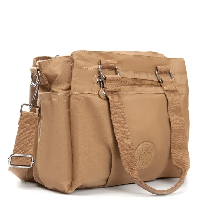 Сумка Женская Текстиль полиамид Jielshi 0881 yellow brown