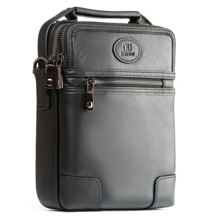 Сумка Мужская Планшет кожа BRETTON 5415-4-L black