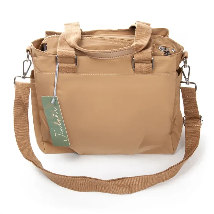 Сумка Женская Текстиль полиамид Jielshi 0881 yellow brown