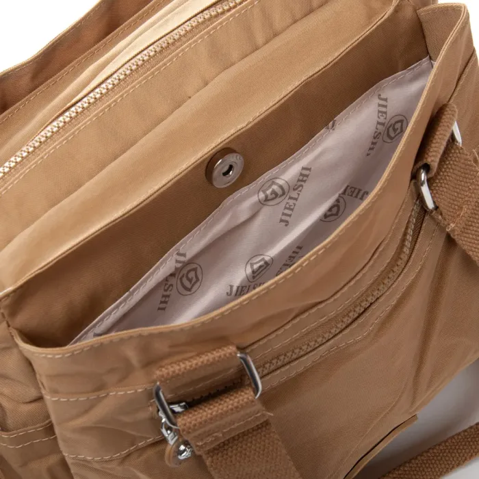 Сумка Женская Текстиль полиамид Jielshi 0881 yellow brown