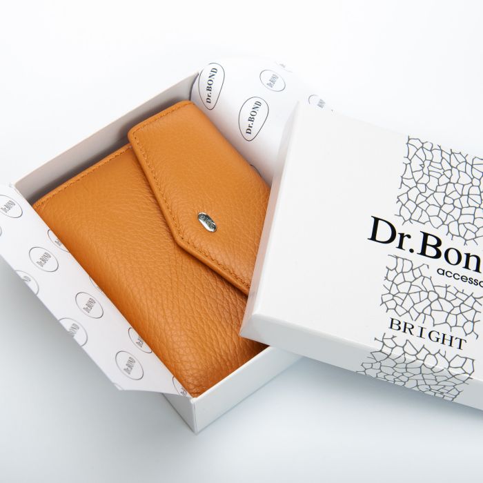 Кошелек Bright Женский кожа DR. BOND WS-3 yellow