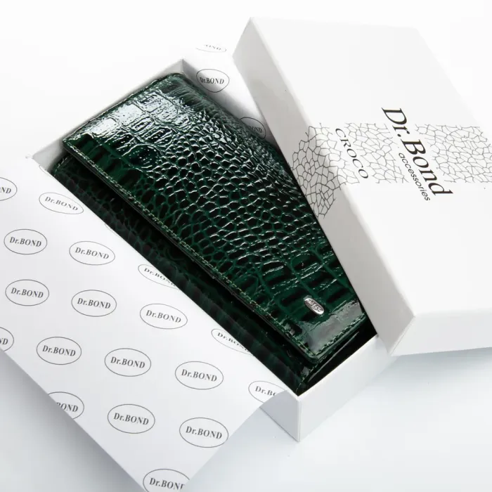 Кошелек PE Женский кожа DR. BOND PEW1-V green