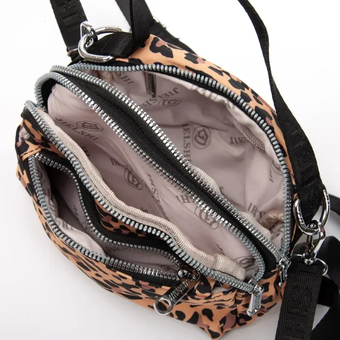 Сумка Женская Текстиль полиамид Jielshi F056 leopard print