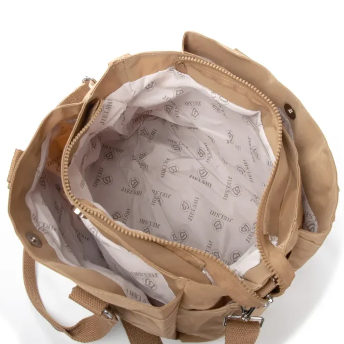 Сумка Женская Текстиль полиамид Jielshi 0881 yellow brown