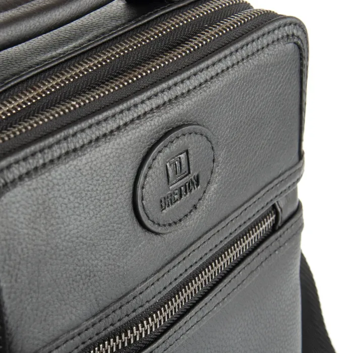 Сумка Мужская Планшет кожа BRETTON 5415-4-L black