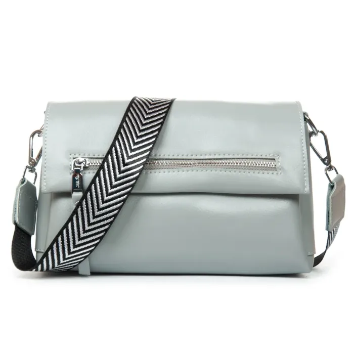 Сумка Женская Классическая кожа ALEX RAI 8159 l.grey