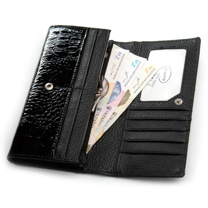 Кошелек PE Женский кожа DR. BOND PEW1-V black