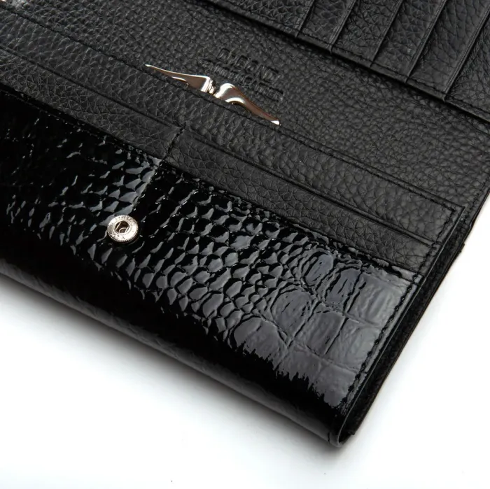 Кошелек PE Женский кожа DR. BOND PEW1-V black