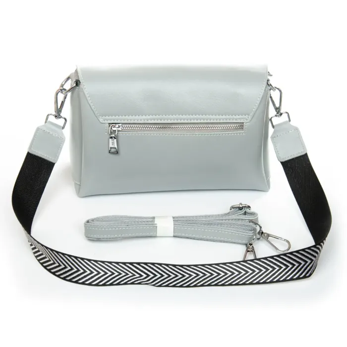 Сумка Женская Классическая кожа ALEX RAI 8159 l.grey