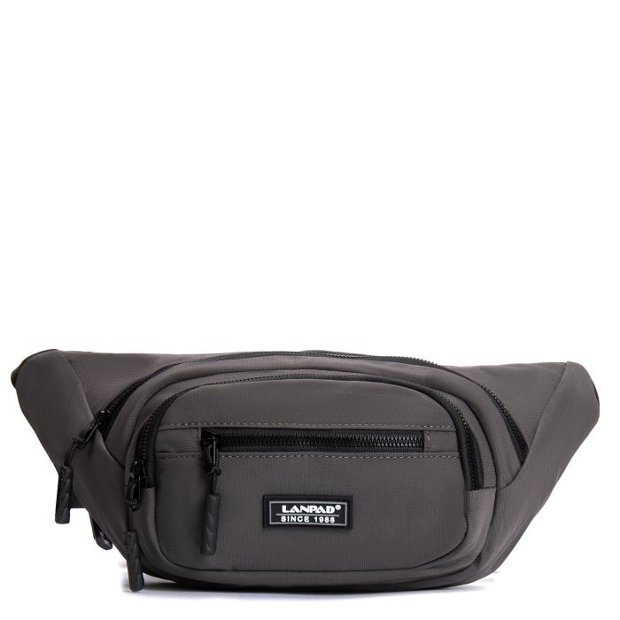 Сумка Мужская На пояс нейлон Lanpad 61057 grey