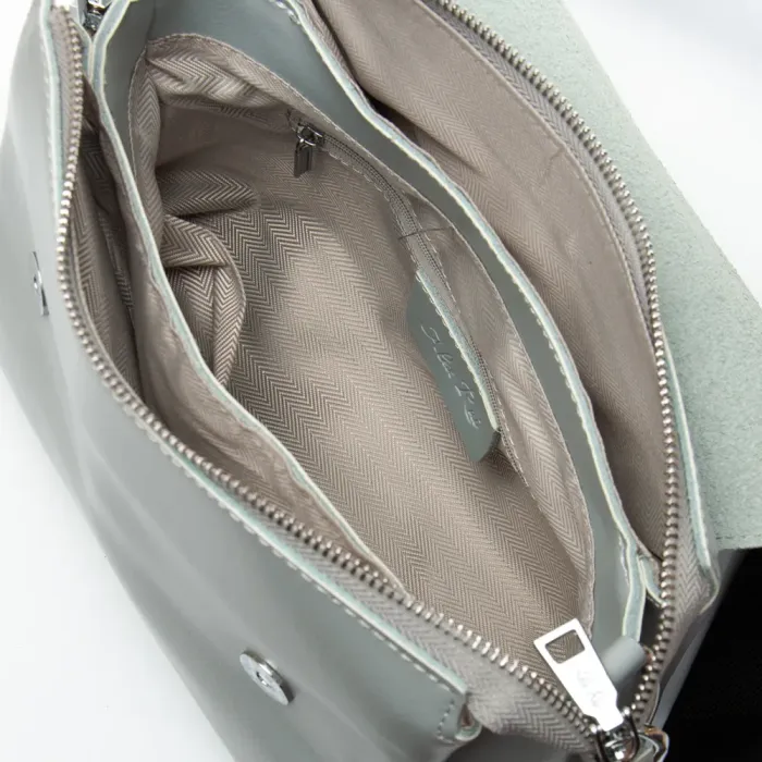Сумка Женская Классическая кожа ALEX RAI 8159 l.grey