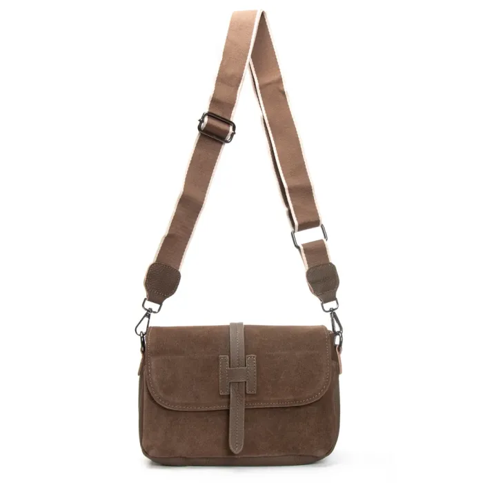 Сумка Женская Классическая замш ALEX RAI 77003 khaki