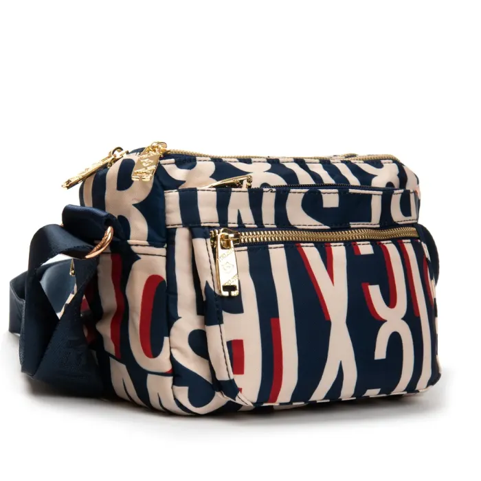 Сумка Женская Текстиль полиамид Jielshi 5667 blue letters