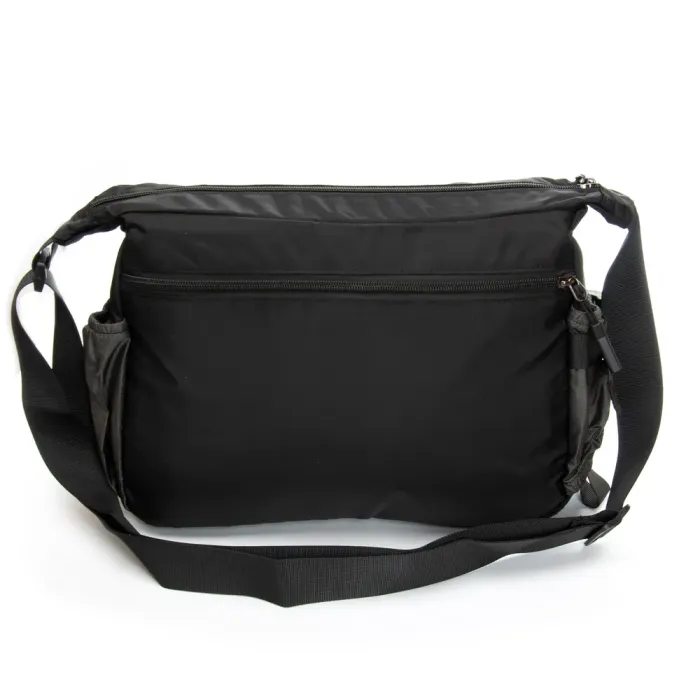 Сумка Мужская На Плечо нейлон Lanpad 82012 grey почтальон