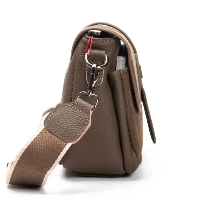 Сумка Женская Классическая замш ALEX RAI 77003 khaki