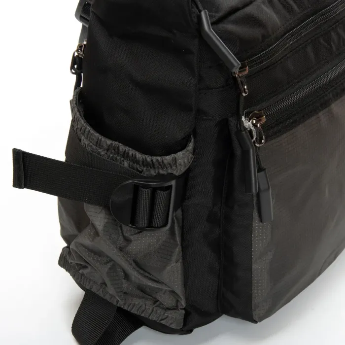 Сумка Мужская На Плечо нейлон Lanpad 82012 grey почтальон